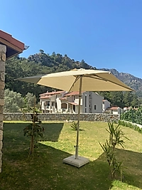 300x300 Şemsiye (50 Serisi) - Jüt Kumaşlı