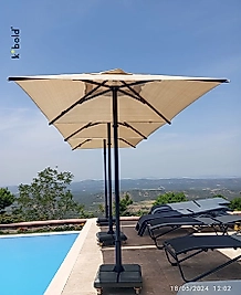 200x200 Şemsiye (50 Serisi) - Jüt Kumaşlı